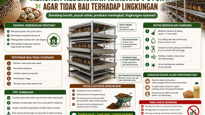 Menjaga Kebersihan Kandang Puyuh agar Tidak Bau Terhadap Lingkungan